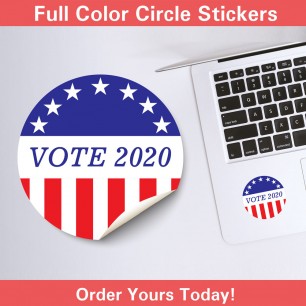 Full Color Circle Stickers