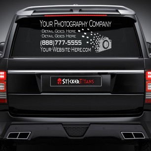 Photography Style 02 Rear Glass Decal