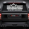 Real Estate Style 08 Rear Glass Decal