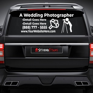 Photography Style 06 Rear Glass Decal