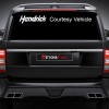 1 Line Rear Glass  Decal